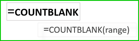 COUNTBLANK